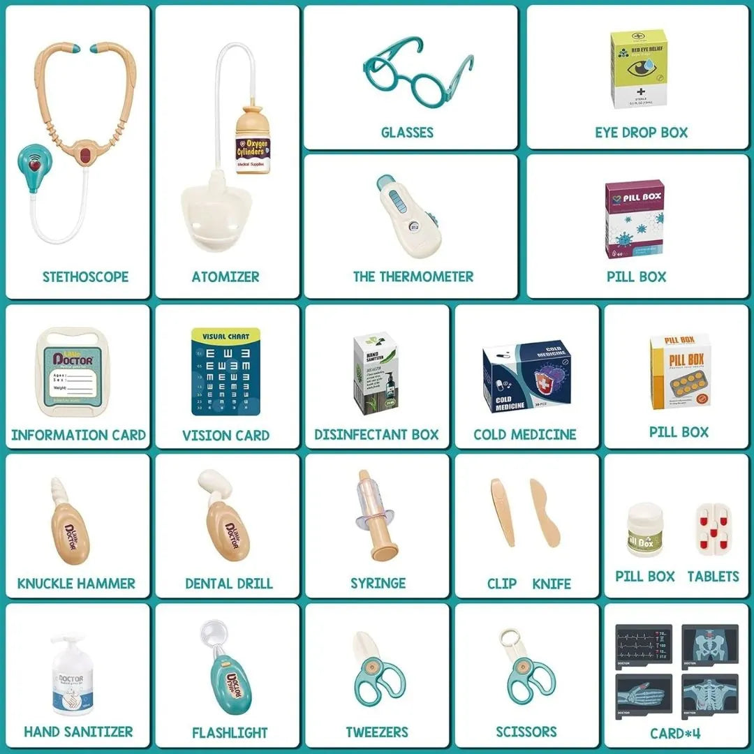 Cărucior Medical cu Accesorii Doctor și Monitor 22195tt