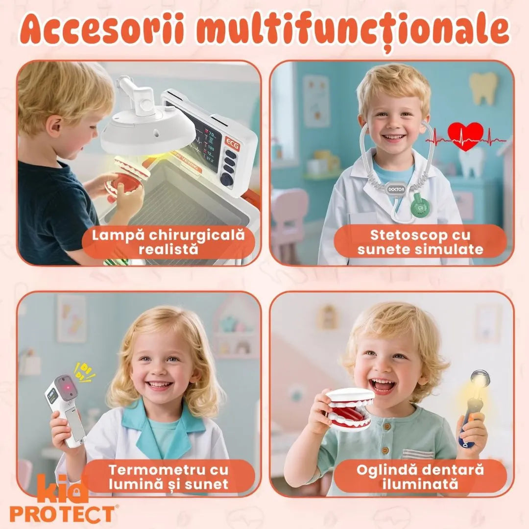Set doctor pentru copii cu cărucior medical 22584tt