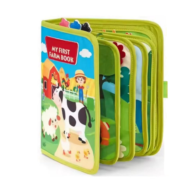 Carte educativă "Fermă" verde, cod 2924D