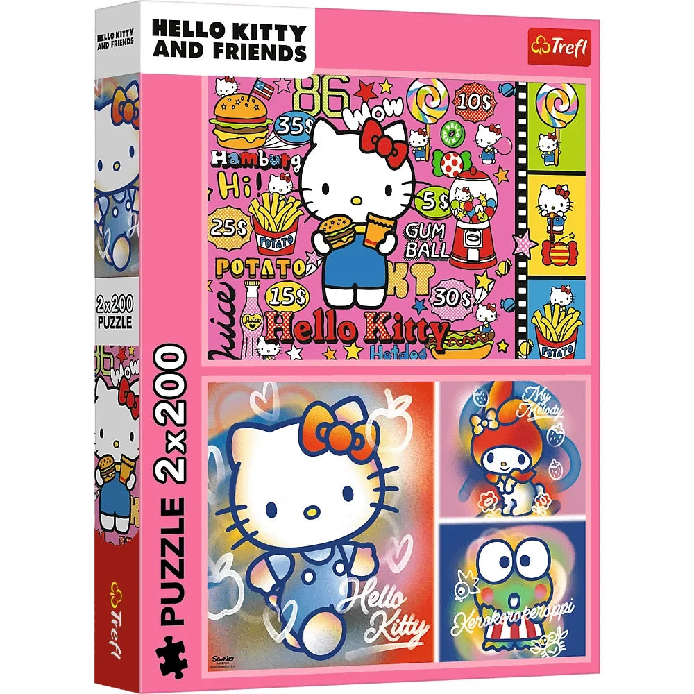 Hello Kitty și prietenii, 2x200 elemente (13336)