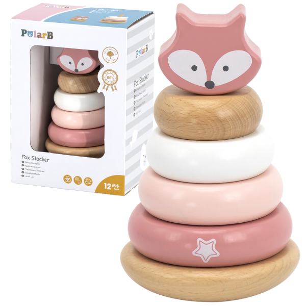 Piramidă din lemn „Vulpea” SKU: 44206