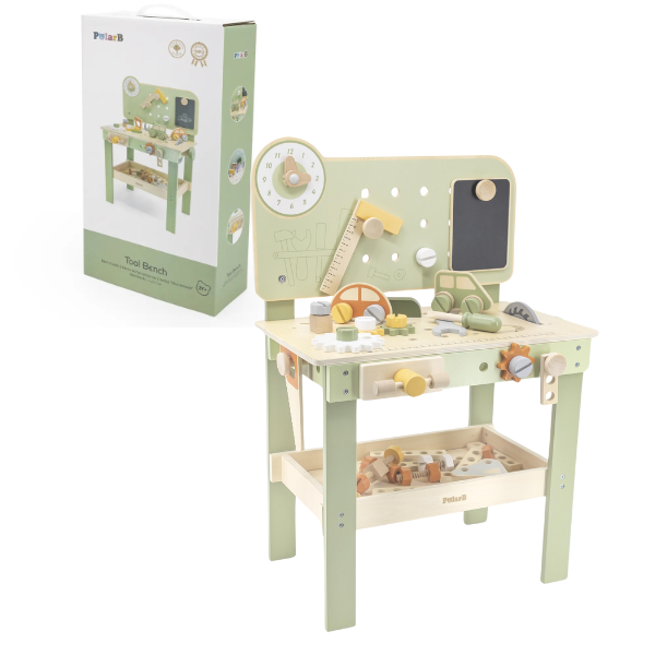 Set din lemn „Masa de lucru cu unelte” SKU: 44065N