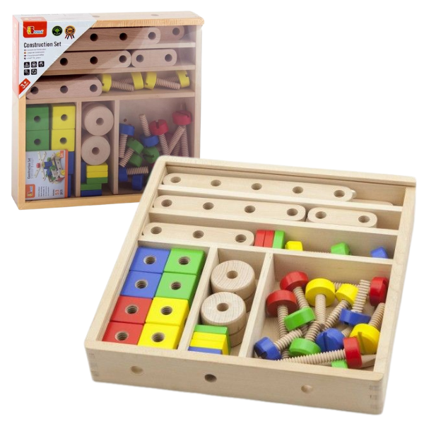 Constructor din lemn cu 53 elem. SKU: 50490