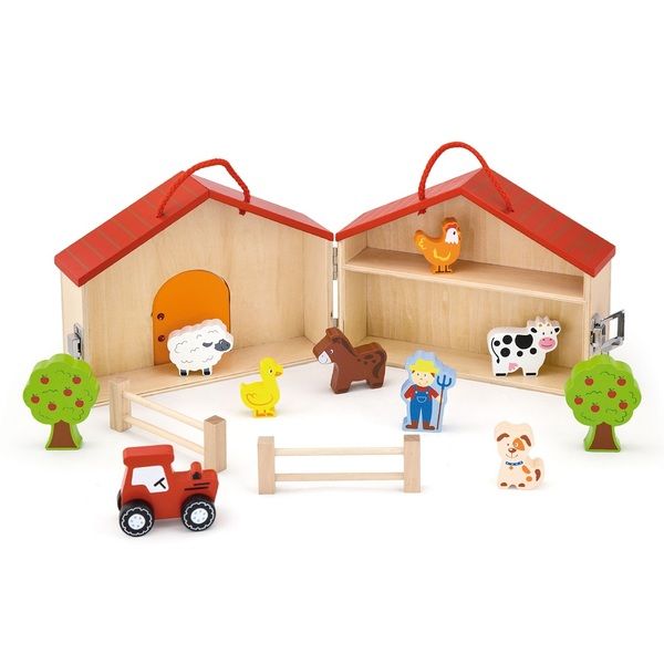 Set de joc din lemn „Ferma cu animale” SKU: 51618