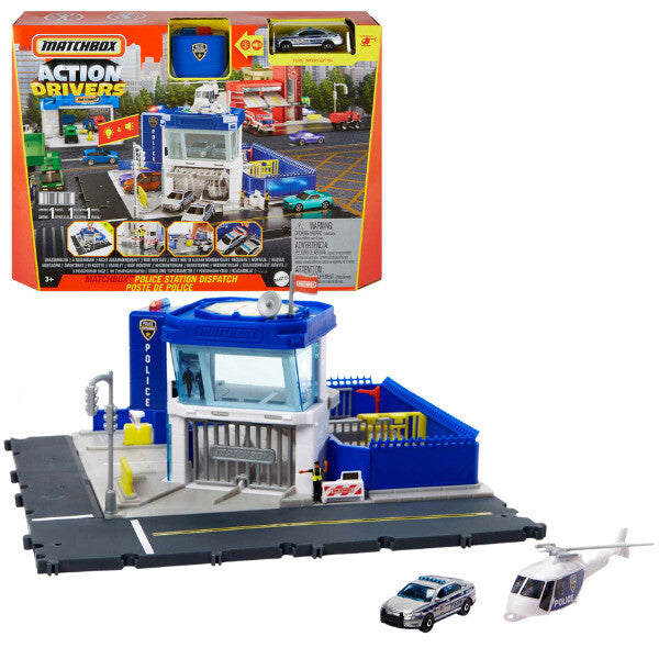 Hot Wheels Set „Dispecerat de poliție” Matchbox SKU: HHW22
