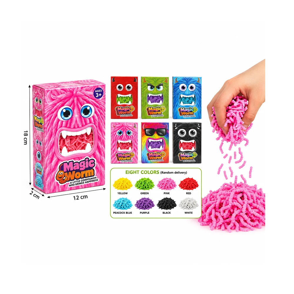 Игрушка «Волшебный червячок», 8 цветов (69123)