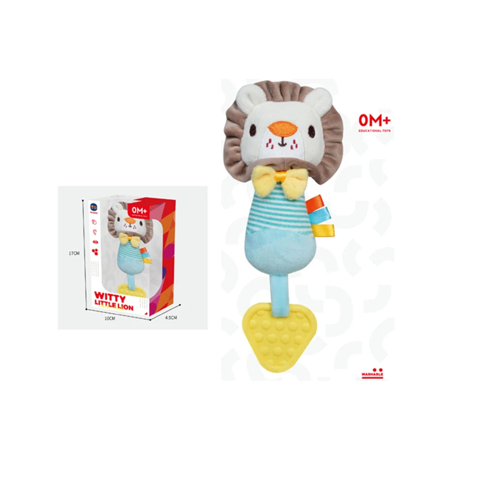 Игрушка-погремушка прорезыватель Лев (494711)