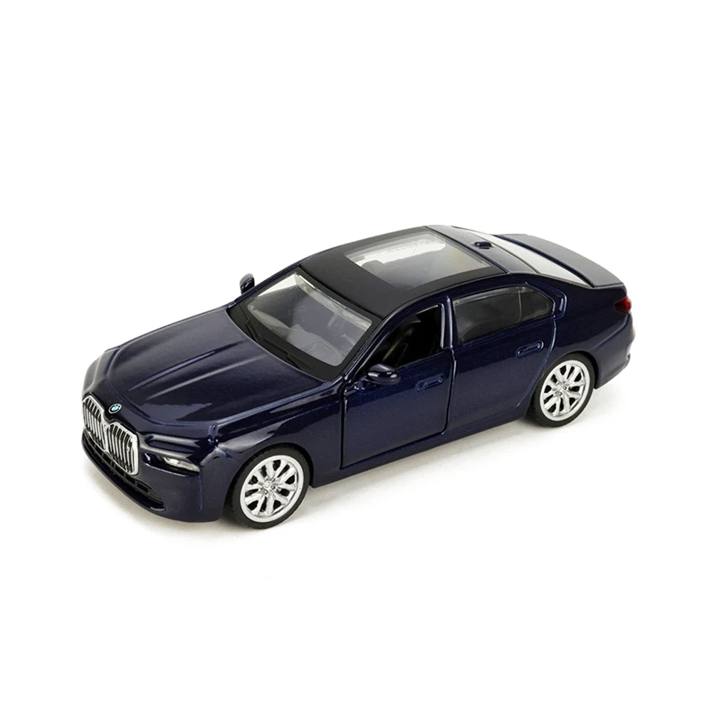 Mașină din metal BMW i7, scară 1:72, 2 culori, MSZ (00669)
