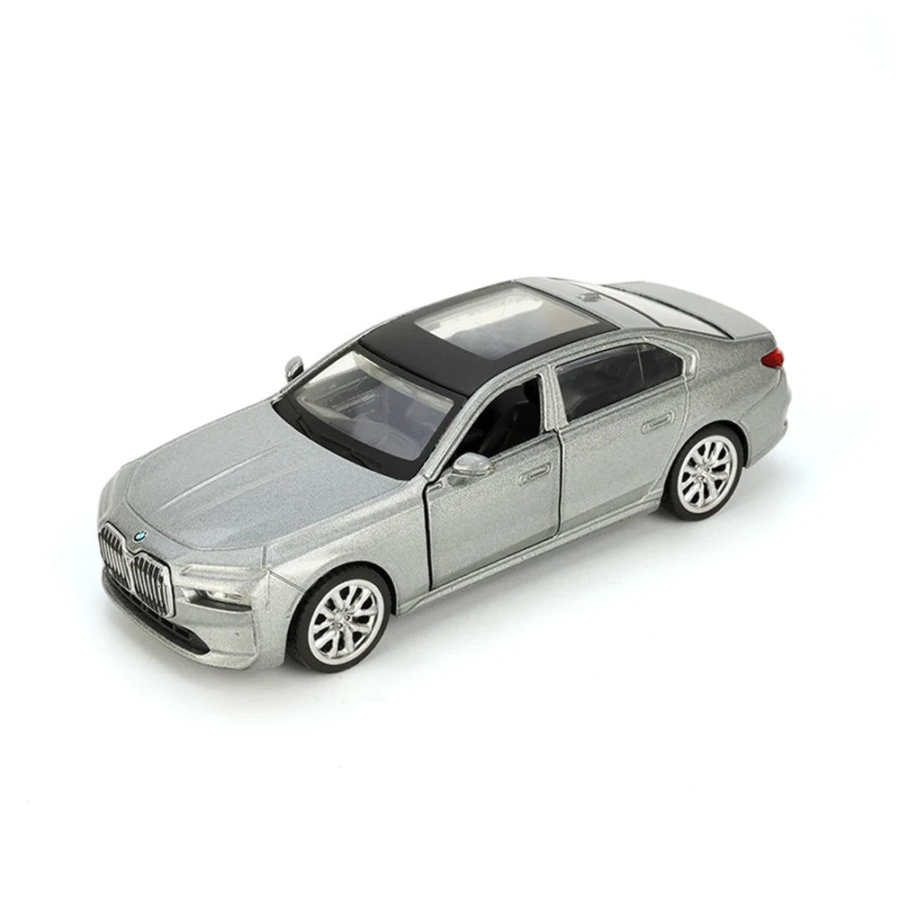 Mașină din metal BMW i7, scară 1:72, 2 culori, MSZ (00669)