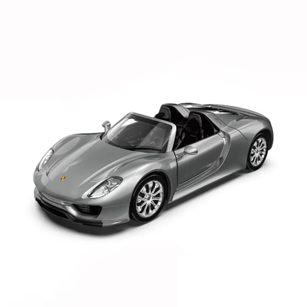 Mașină din metal Porsche 918 Spyder, scară 1:61, 2 culori, MSZ (01611)