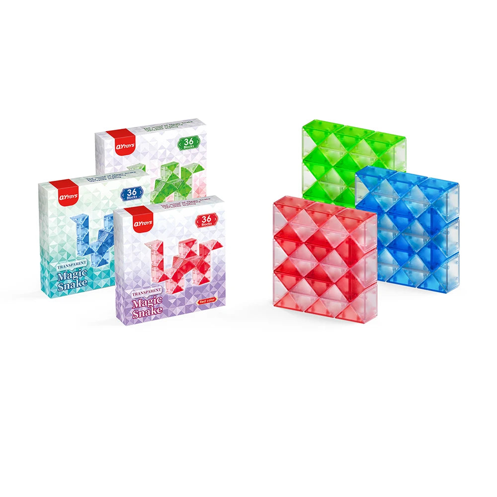 Волшебная змейка, 3 цвета (03655)