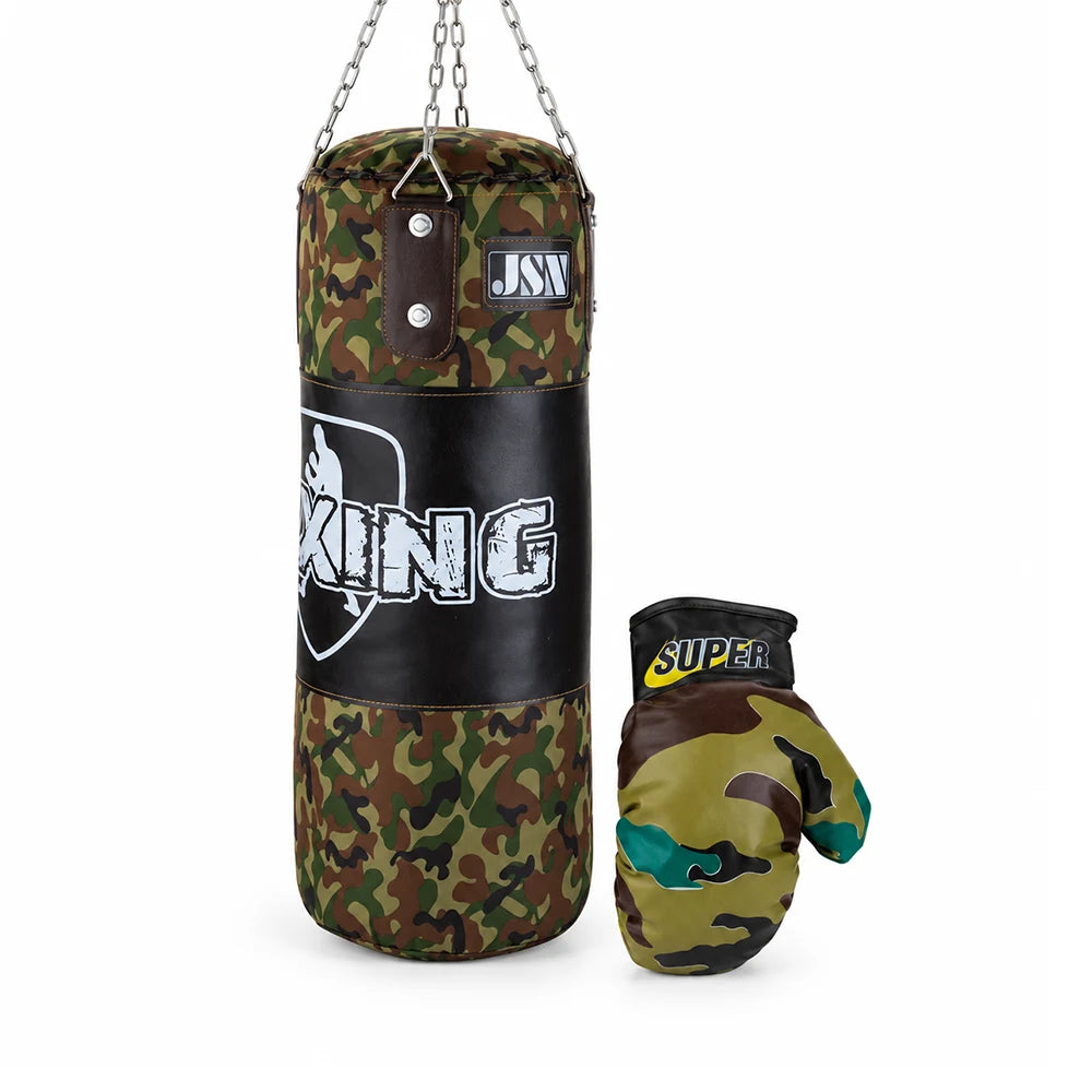 Set de box pentru copii cu sac și mănuși, 25×76 cm (23439)