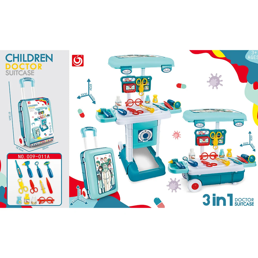 Set de doctor 3 în 1 în valiză (13461)