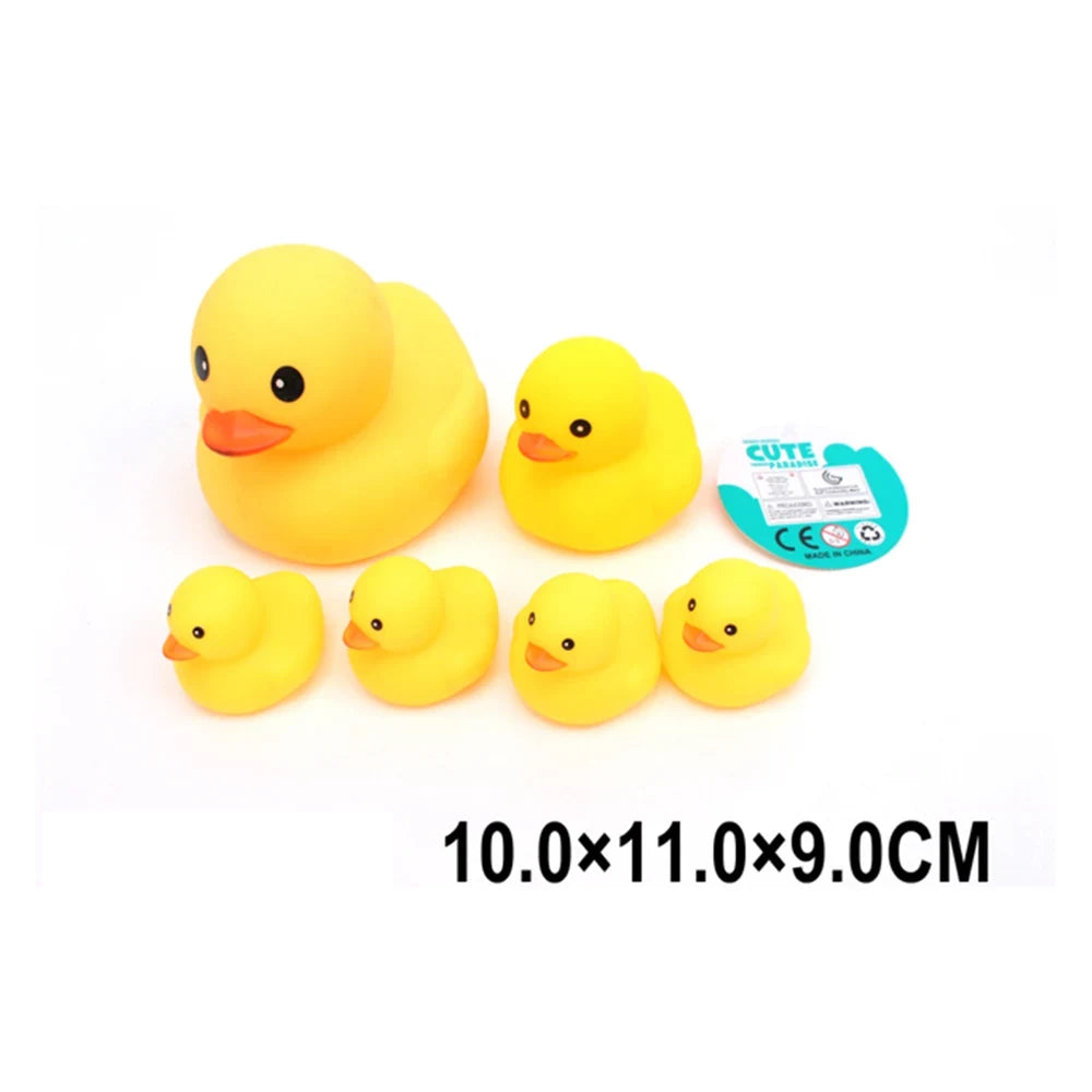 Set jucării pentru baie Rățuște, 6 piese (23285)
