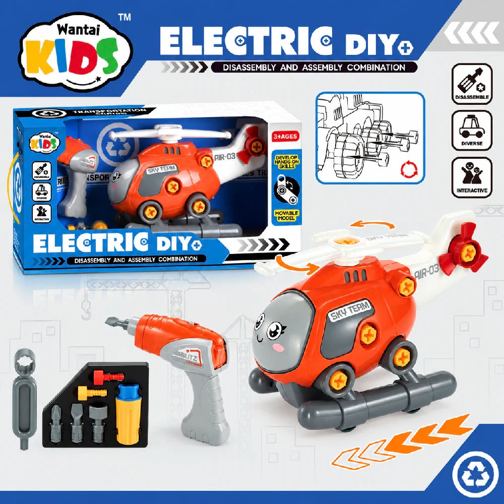 Set de construcție Elicopter cu unelte (03301)