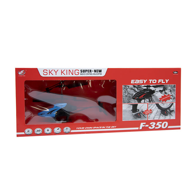 Elicopter cu telecomanda "Sky King", albastru, cod 189031