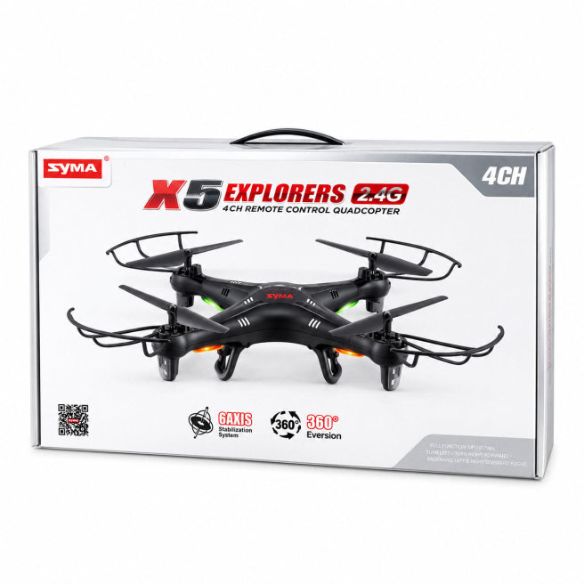 Dronă X5 Explorers 2,4G cu menținerea altitudinii, negru, cod 3309D
