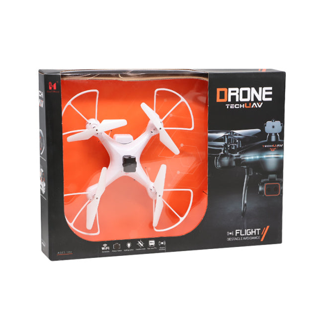 Dronă cu telecomandă X76, albă, cod 189015