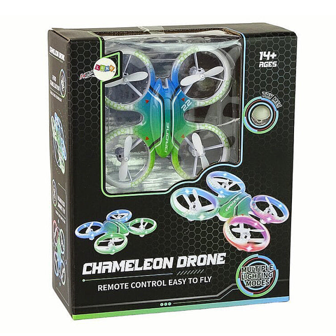Dronă cu telecomandă cu lumini, cod 213002