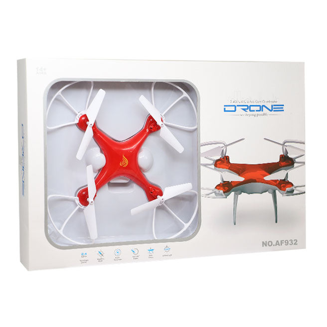 Quadcopter „Flyver”, roșu, cod 880381