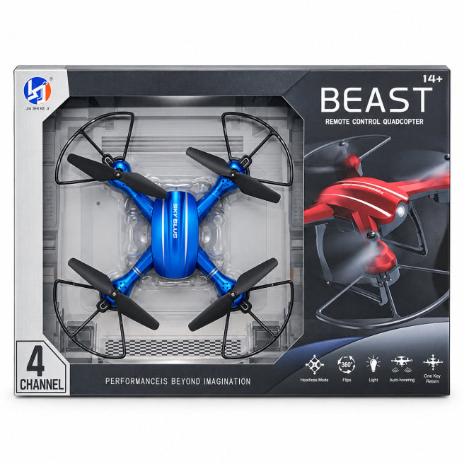 Dronă cu telecomandă albastră, cod 3412D