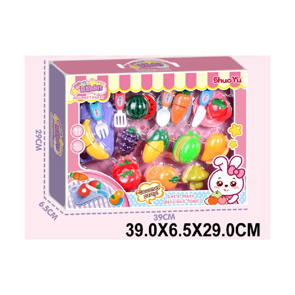 Set de fructe și legume de tăiat cu accesorii (01479)