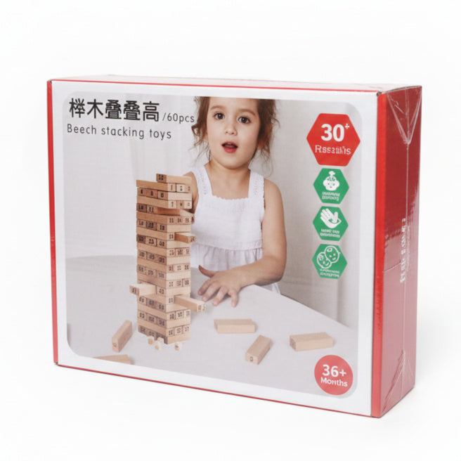 Настольная игра «Дженга», 60 деталей, код 1505D