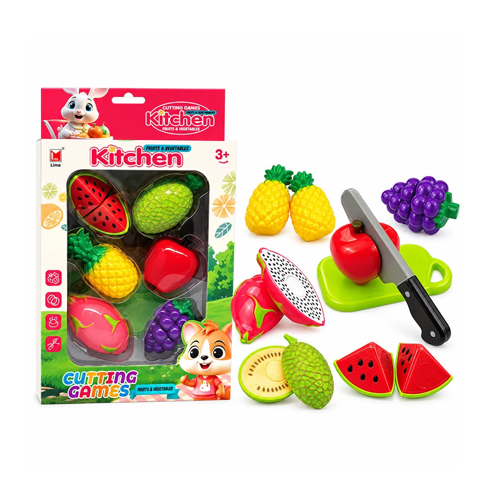 Set de fructe de tăiat, cu cuțit și tocător (92661)