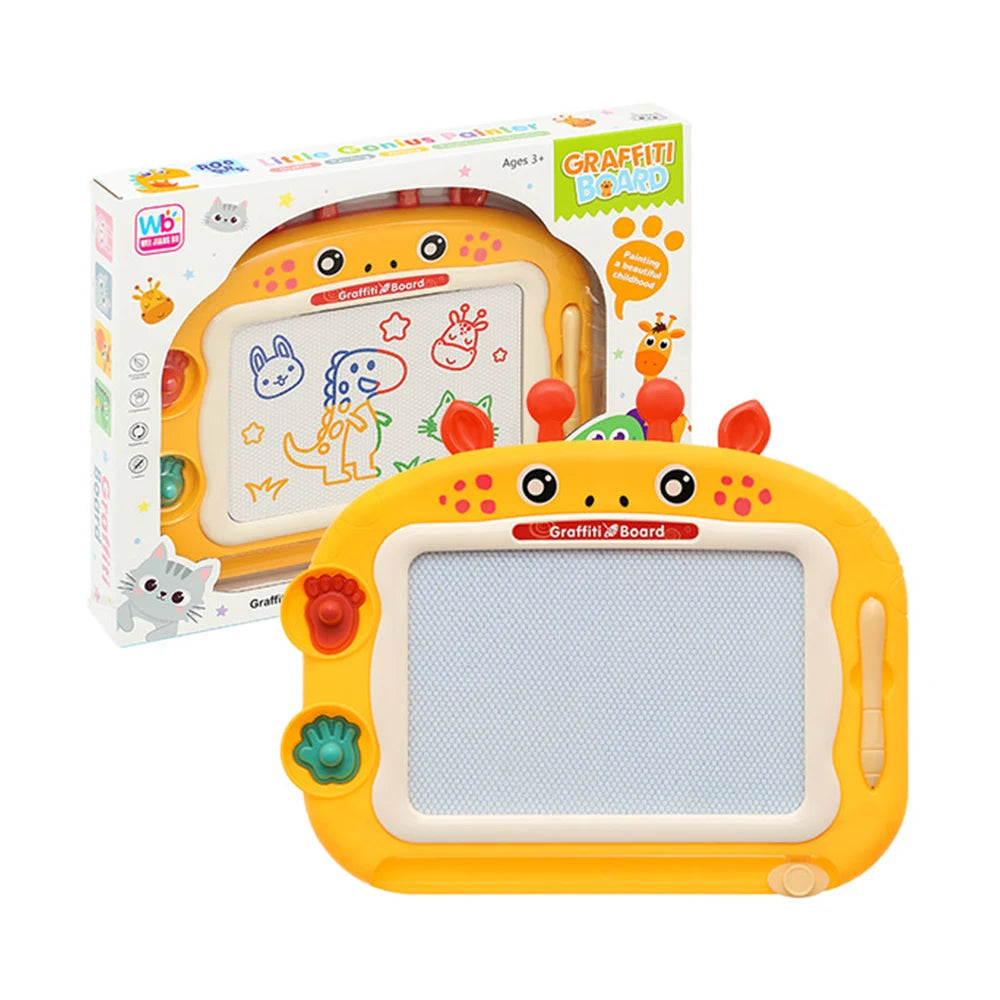 Tablă magnetică de desen cu ștampile, 2 culori (05830)