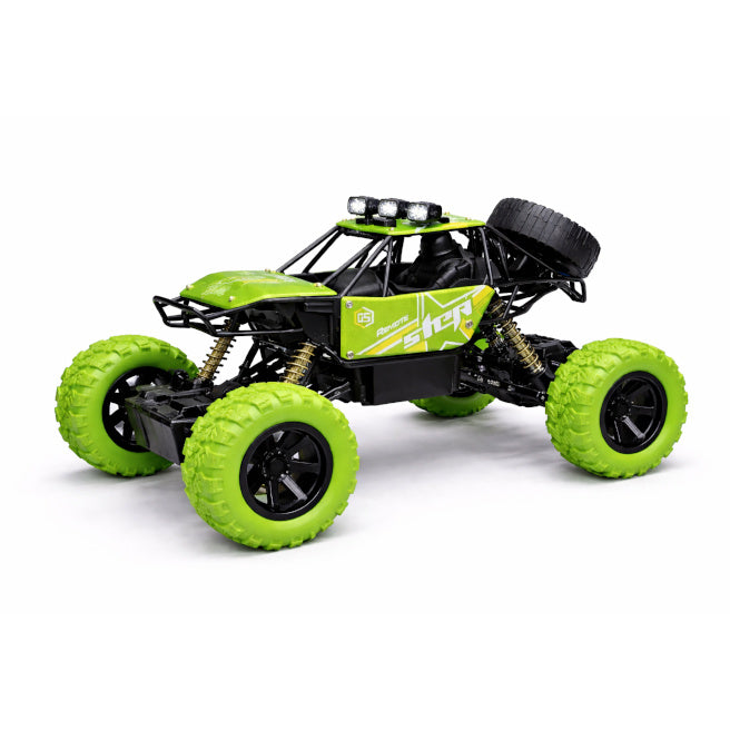 Машина Rock Crawler 1:18 на радиоуправлении, металлическая, зелёная, код 2419D