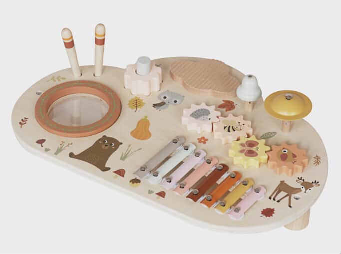 Masuța muzicală de dezvoltare din lemn W12D748