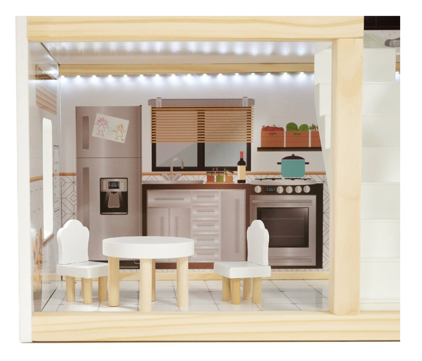 Casa de papusi din lemn 61,3*26,4*77,4 cm, sur W06A413C