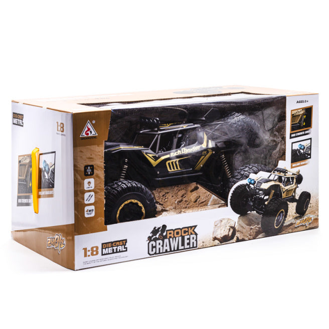 Радиоуправляемая машинка "Rock Crawler" в масштабе 1:8, 2028, золотистый цвет, код 442047, черный цвет, код 442048.