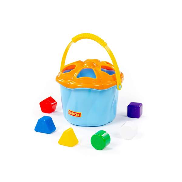 Jucărie educativă „Găleata surpriză” (6 elemente) (Polesie) art. 93479,93486