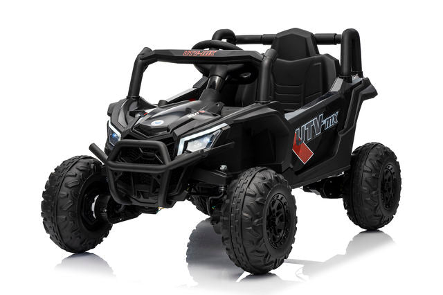 ATV, încărcare maximă 30 kg (scaune din piele, 12V 10Ah1, MP-3, 4 motoare, telecomandă, roți moi EVA, dimensiuni 96×60×45 CM) Art. MX631