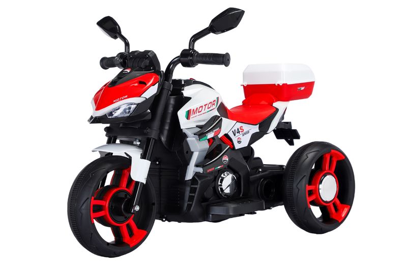 Motocicletă 12V4.5AH*1, 2 motoare, roți moi EVA, scaun din piele, capacitate maximă de încărcare 15kg, (82x52x58cm) articol RT7788/1/2/3