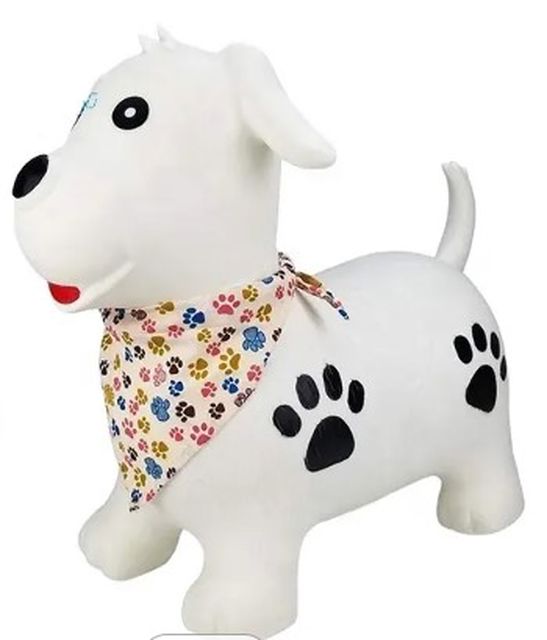 Căţel gonflabil de sarit,cu muzică, art. 80070,80071,80072