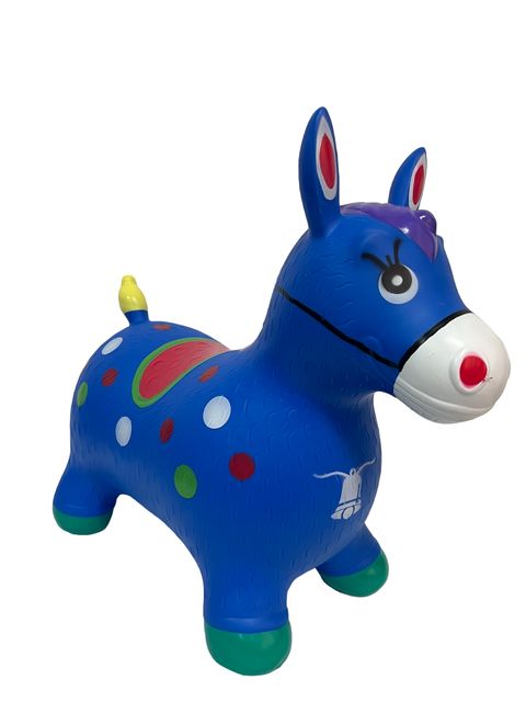 Căluț gonflabil de sărit cu muzică, art.180121,80120,80122,80123