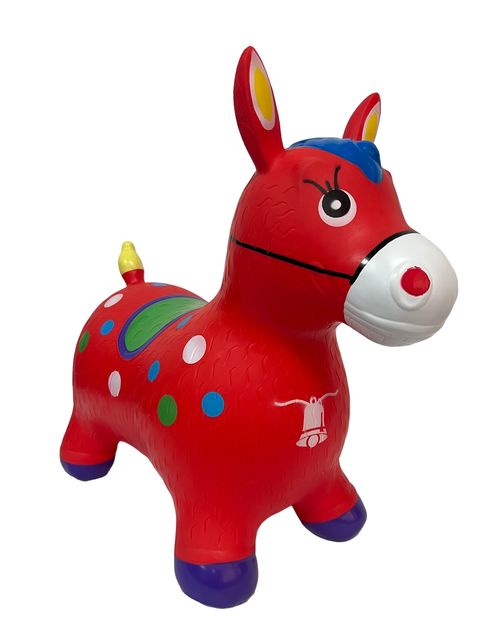 Căluț gonflabil de sărit cu muzică, art.180121,80120,80122,80123