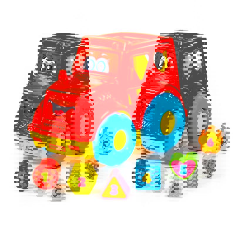 Игрушка развивающая "Трактор" (в сеточке) (Полесье)арт.89410
