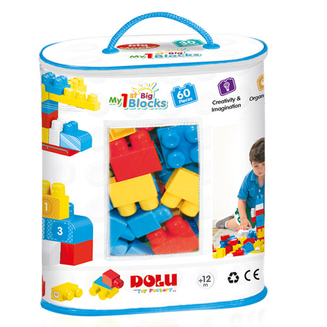 Constructor pentru cei mici "Primele mele cuburi", 60 piese, Dolu art.5019,41459