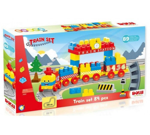 Construcție "Prima mea cale ferată" (89 piese) Dolu art. 5082