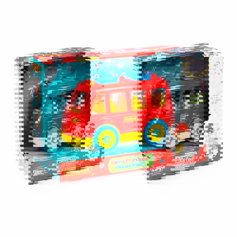 Constructor-vehicul „Autobuz” (26 piese) (în cutie) art. 84798