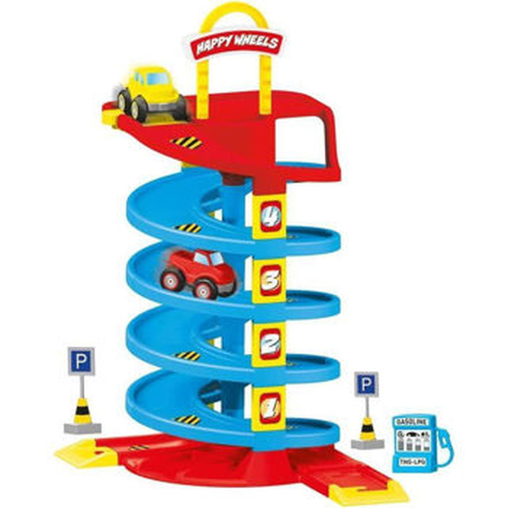 Set spirală cu 4 nivele și mașinuțe – Dolu, cod produs 5153