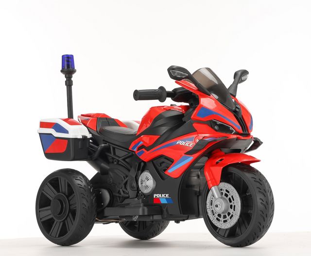Motocicletă 12V4.5AH1, 2 motoare, roți moi din EVA, șa din piele, sarcină maximă 15 kg, (80×41×51 CM), art. RT1000