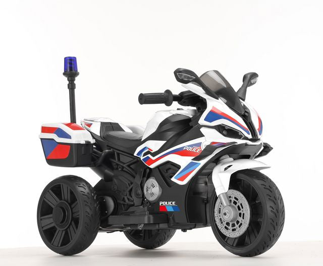 Motocicletă 12V4.5AH1, 2 motoare, roți moi din EVA, șa din piele, sarcină maximă 15 kg, (80×41×51 CM), art. RT1000