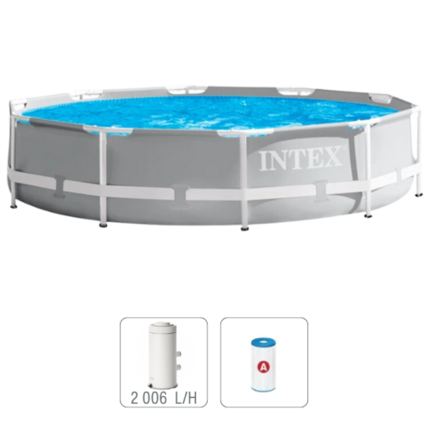 Металлический каркас для бассейна INTEX 366x76 см, 6503 л, 26712