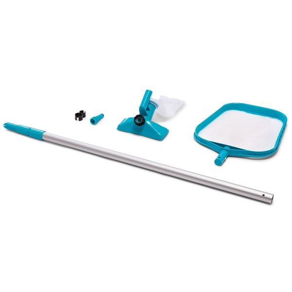 INTEX Set de curățare a piscinei: mâner telescopic de 239 cm, plasă, duză cu pungă, 28002