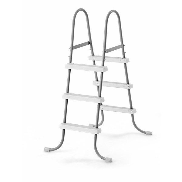 INTEX Scară pentru piscine cu înălțimea de până la 107 cm, 3 trepte, fără platformă, 28065