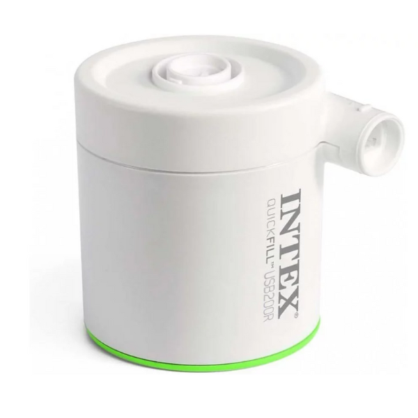 INTEX Pompă de aer electrică „QuickFill USB200R” USB 5V, 2A, reîncărcabilă, powerbank, 2 duze, 66637